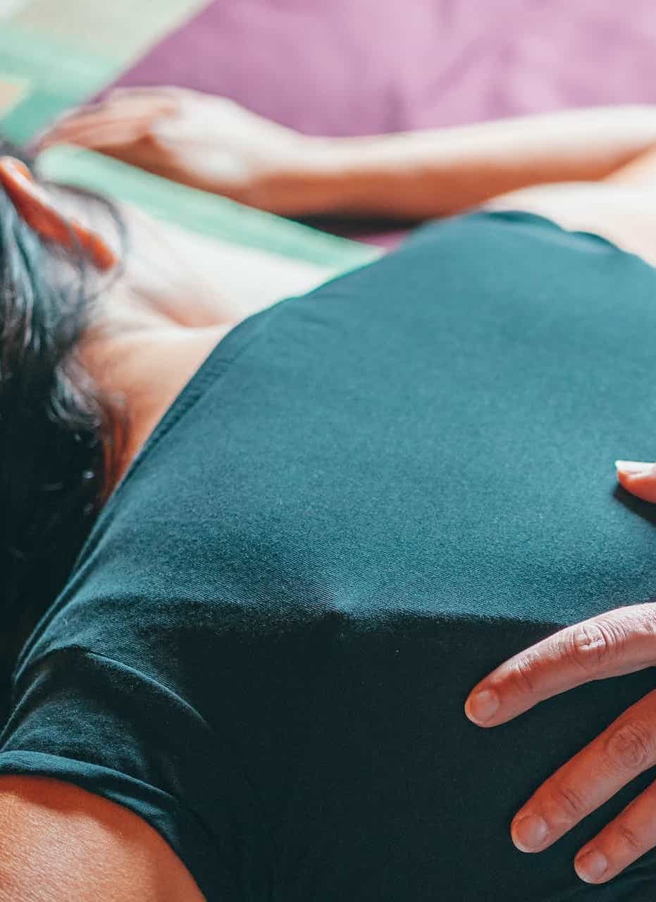 person being massaged